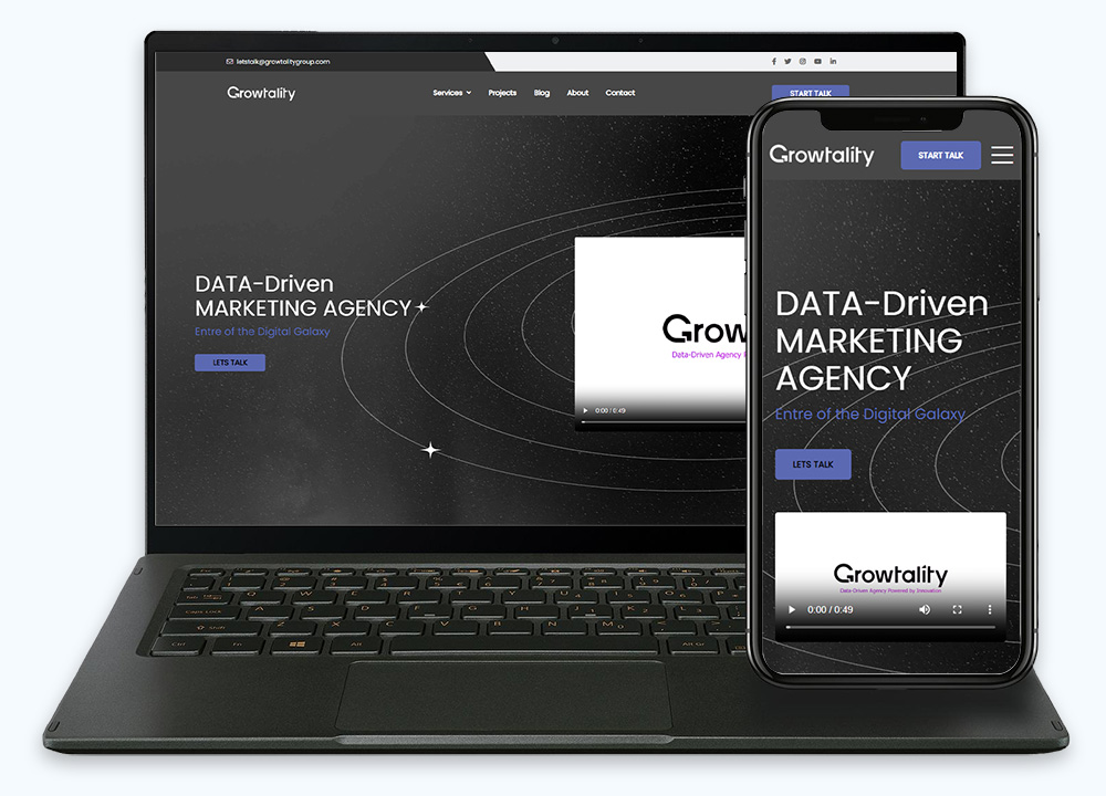 طراحی سایت گروتالیتی - سایت شرکتی