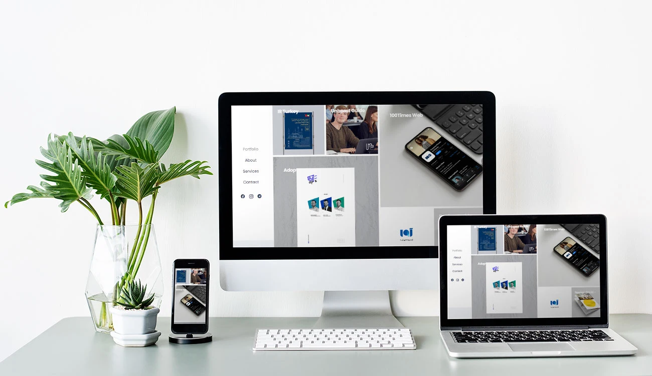 طراحی سایت شخصی طراحی سایت صادق گرافر