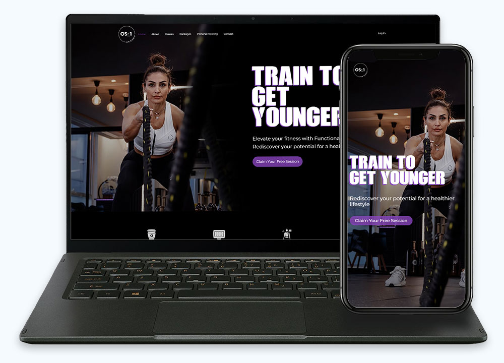 طراحی لندینگ سایت os1 - طراحی سایت شخصی