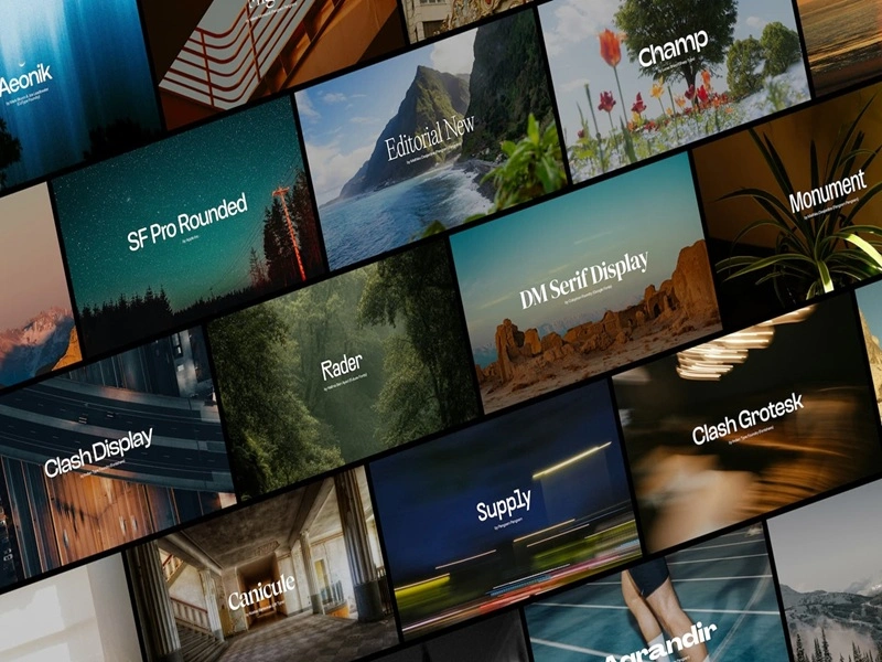 چه فونتی برای سایت مناسب است؟ اصول انتخاب + نمونههای موفق نمونههای موفق از انتخاب فونت در وبسایتها