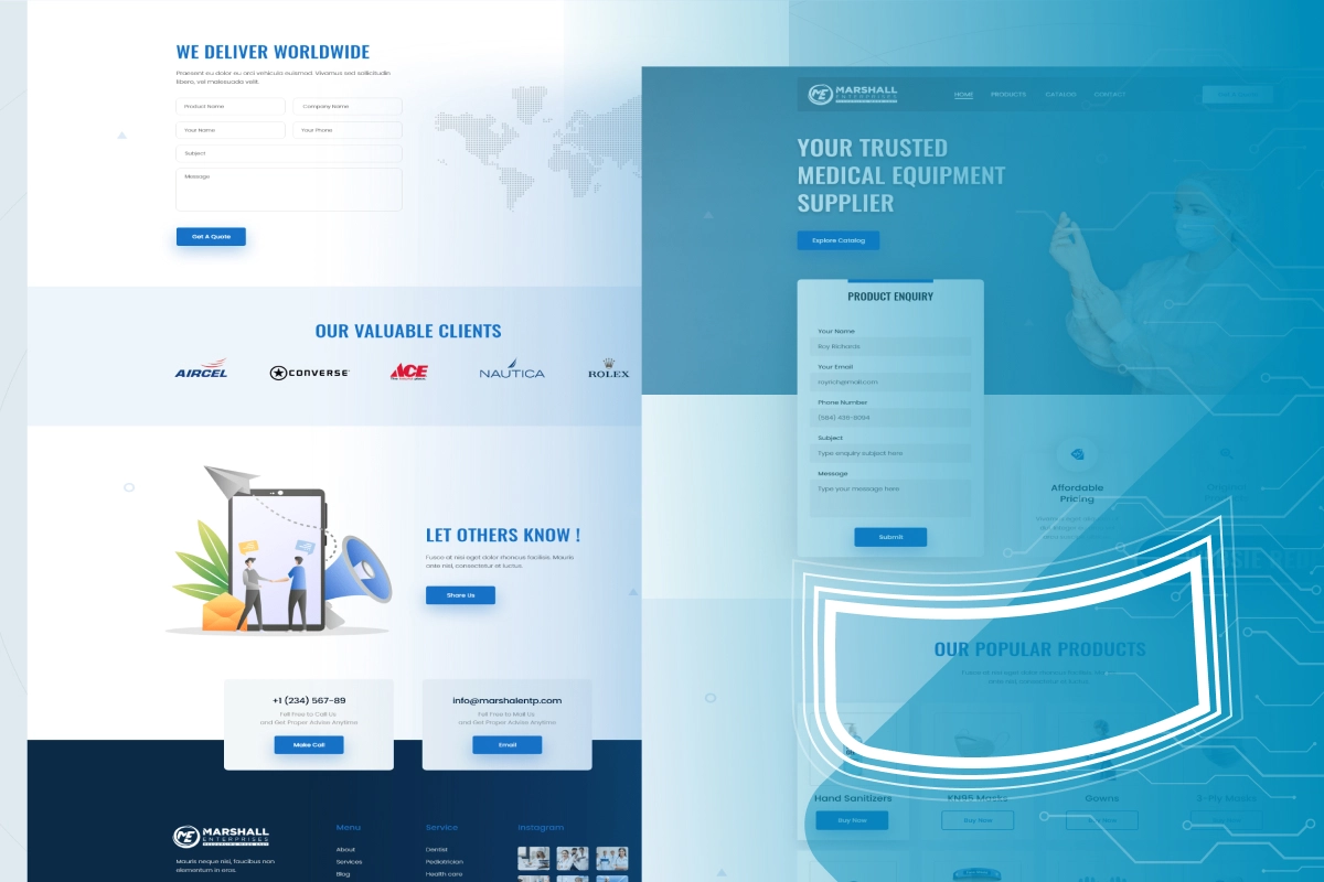 طراحی سایت فروش تجهیزات پزشکی | نکاتی که باید بدانید