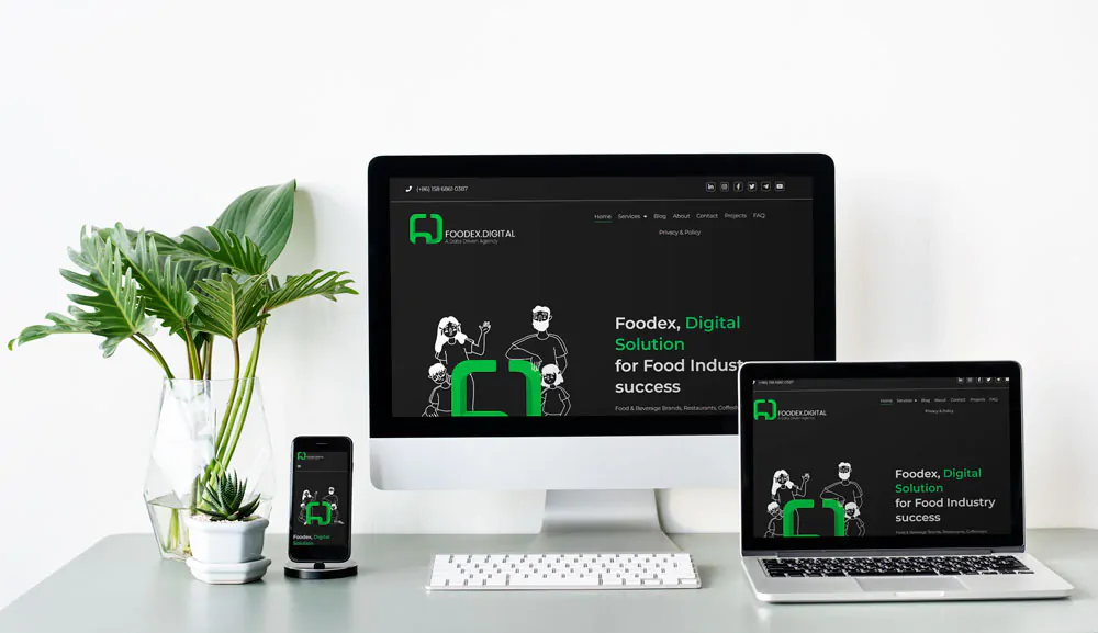 سایت شرکتی فودکس دیجیتال
