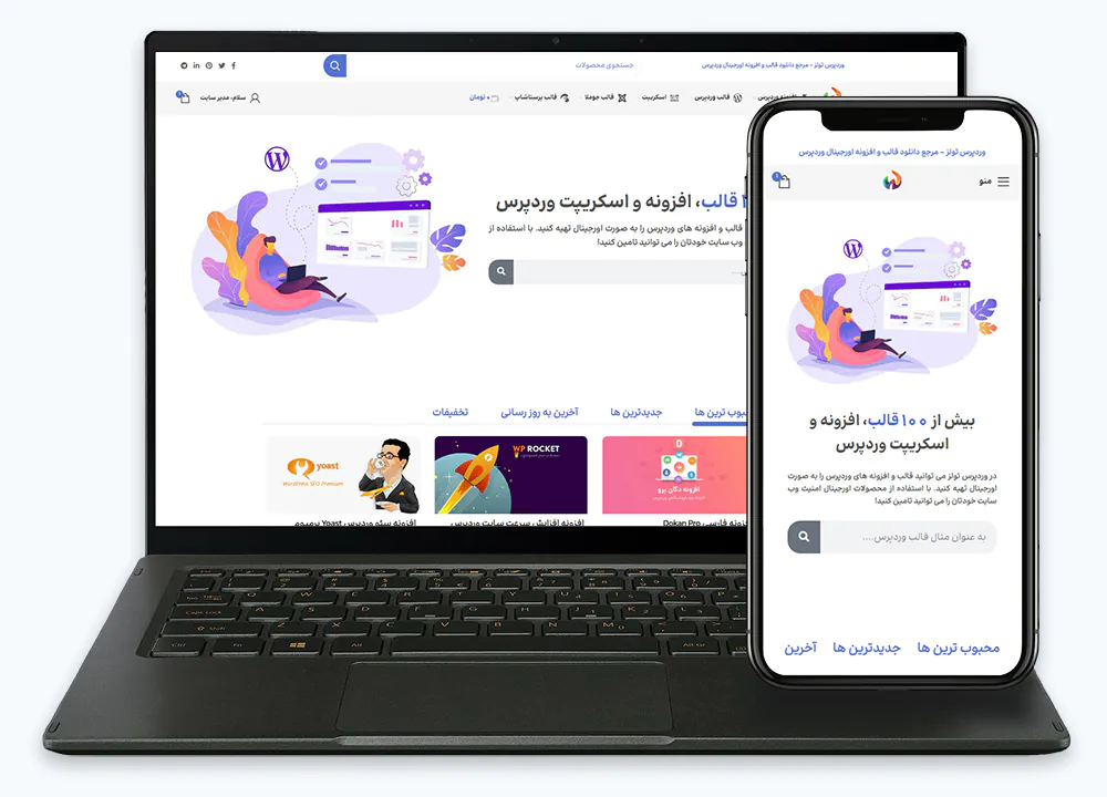طراحی سایت وردپرس تولز